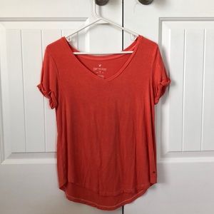 coral t-shirt